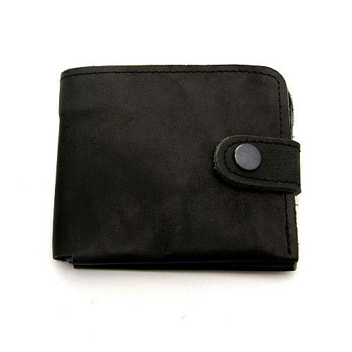 Кошелек Gofin кожаный мужской черный SKF-24000