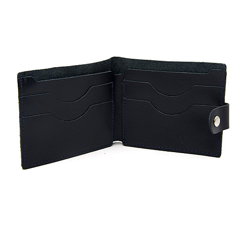 Кожаный темно-синий кошелек Gofin SKF-24007