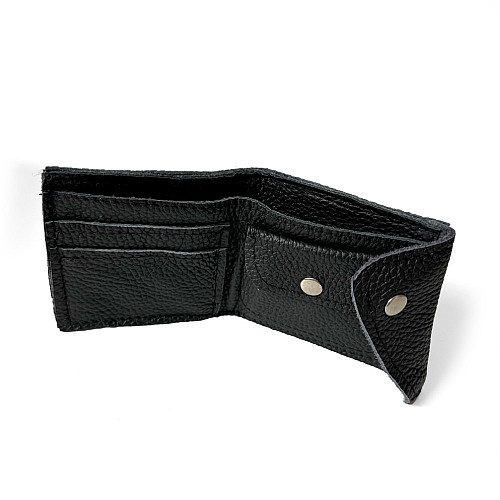 Кожаный кошелек Gofin черный SKF-24009