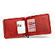 Червоний шкіряний зажим для грошей Gofin SKG-10000