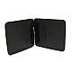 Шкіряний зажим для грошей Gofin чорний ручної роботи SKG-10001