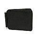 Шкіряний зажим для грошей Gofin чорний ручної роботи SKG-10001