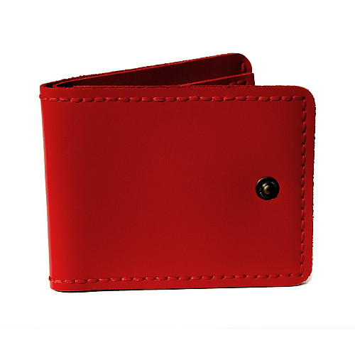 Красный кожаный мужской кошелек Gofin SKG-10005