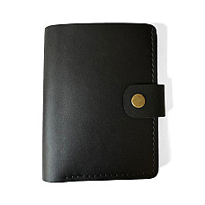 Шкіряне портмоне Gofin чорне чоловіче SKG-10008