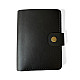 Кожаное портмоне Gofin черное мужское SKG-10008