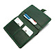 Кожаное мужское портмоне Gofin зелёное SKG-10009