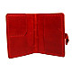 Шкіряне чоловіче портмоне Gofin червоне SKG-10010