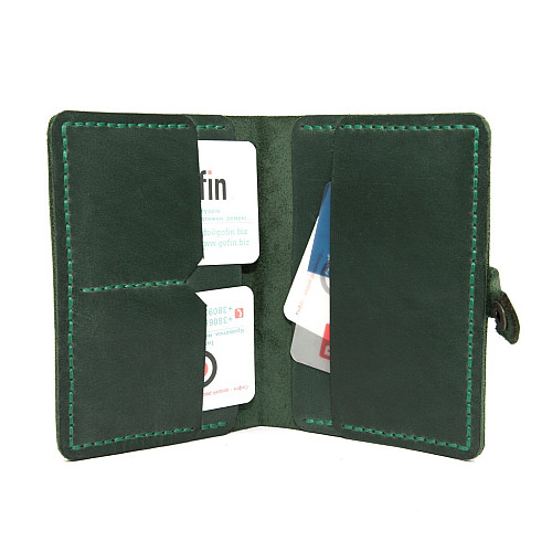 Зелена обкладинка для документів Gofin SKG-10014