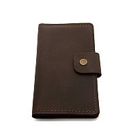 Мужское кожаное коричневое портмоне Gofin SKG-10018