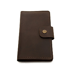 Чоловіче шкіряне коричневе портмоне Gofin SKG-10018