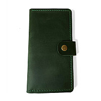 Мужское кожаное зеленое портмоне Gofin SKG-10019
