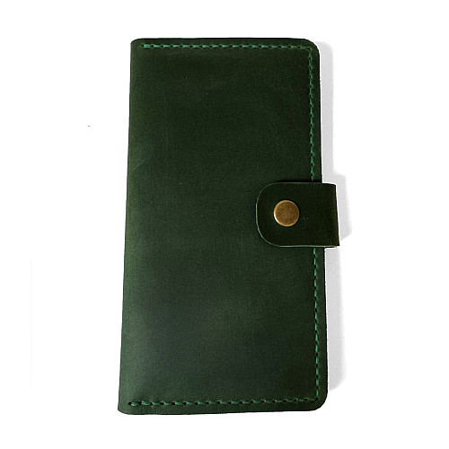 Чоловіче шкіряне зелене портмоне Gofin SKG-10019