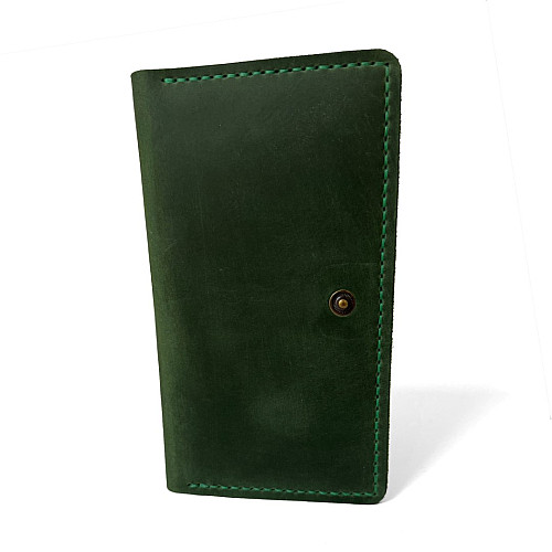 Чоловіче шкіряне зелене портмоне Gofin SKG-10019