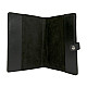 Кожаная обложка на блокнот А5 черная Gofin SKG-10020