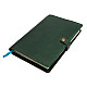 Кожаная обложка на блокнот А5 зеленая Gofin SKG-10022
