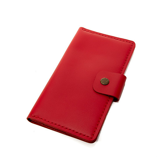 Мужское кожаное красное портмоне Gofin SKG-10023