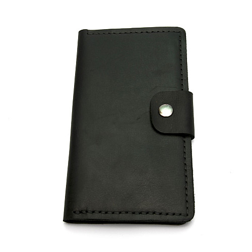 Чоловіче шкіряне чорне портмоне Gofin SKG-10024