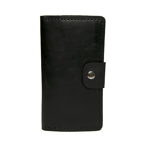 Чоловіче шкіряне чорне портмоне Gofin SKG-10024