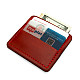 Шкіряне червоне портмоне-кард кейс Gofin SKG-10026