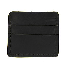 Шкіряне чорне портмоне-кард кейс Gofin SKG-10027