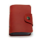 Кожаная красная визитница книжка на кнопку Gofin SKG-10030