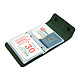 Шкіряна зелена візитниця книжка на дві кнопки Gofin SKG-10034