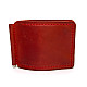 Красный кожаный зажым для денег с магнитом Gofin SKG-10038