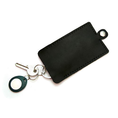 Черная кожаная ключница Gofin SKG-10041