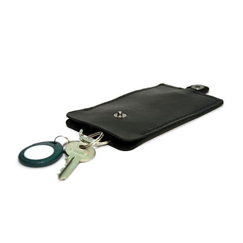 Черная кожаная ключница Gofin SKG-10041