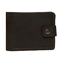 Темно-коричневий шкіряний чоловічий гаманець Gofin SKG-10050