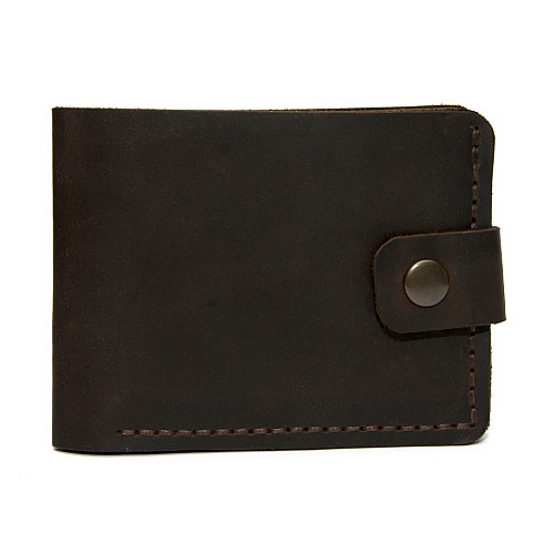 Темно-коричневий шкіряний чоловічий гаманець Gofin SKG-10050