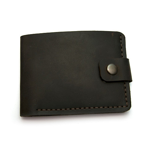 Темно-коричневий шкіряний чоловічий гаманець Gofin SKG-10050
