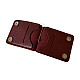 Бордовый кожаный зажым для денег Gofin SKG-10054