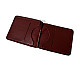 Бордовый кожаный зажым для денег Gofin SKG-10054