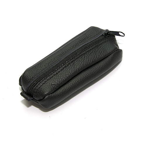 Ключница Gofin на замок кожаная черная SKG-10076