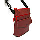 Сумка шкіряна Gofin червона на плече SMK-20003