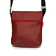 Сумка шкіряна Gofin червона на плече SMK-20003