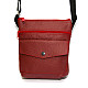 Сумка шкіряна Gofin червона на плече SMK-20003