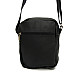 Шкіряна сумка Gofin чорна на плече 20х18 см SMK-20028