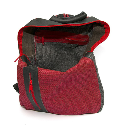 Червоний тканинний рюкзак Gofin SMR-22023