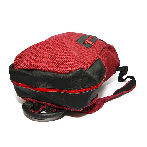 Червоний тканинний рюкзак Gofin SMR-22023