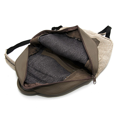 Тканинний бежевий рюкзак Gofin SMR-22035