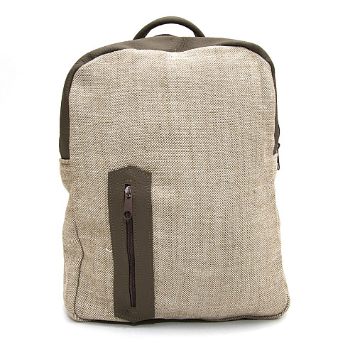 Тканинний бежевий рюкзак Gofin SMR-22035