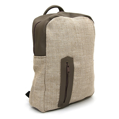 Тканинний бежевий рюкзак Gofin SMR-22035