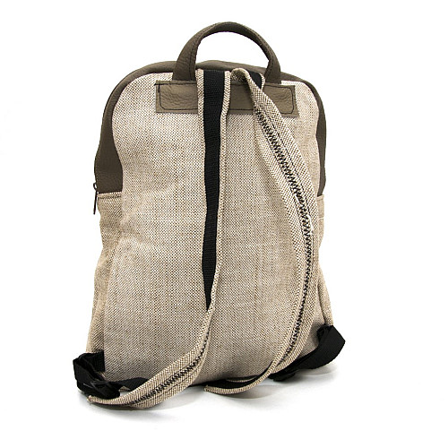 Тканинний бежевий рюкзак Gofin SMR-22035