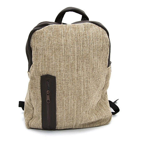 Бежевый тканевый рюкзак Gofin SMR-22037
