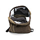 Тканевый коричневый рюкзак Gofin SMR-22039