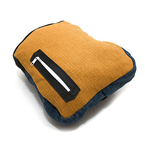 Тканевый рюкзак Gofin в бирюзовом, желтом цвете SMR-22042