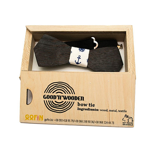 Деревяний метелик краватка BTD-0304