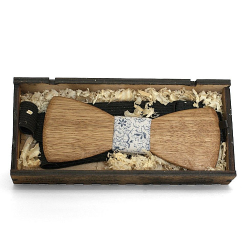 Деревянная галстук бабочка BTD-0309